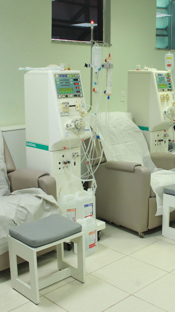 Sala de atendimento da CDR
